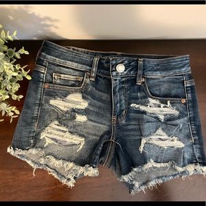 AE Outfitters Distressed Denim Shorts